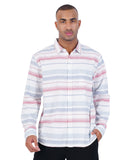 COTTON HORIZENTAL STRIPE CASUAL SHIRT