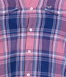 COTTON DENIM CHECKED  CASUAL SHIRT