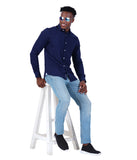 COTTON SEERSUCKER  CASUAL SHIRT