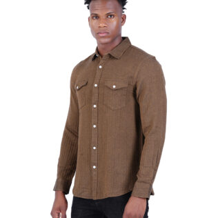 Shirt coffee brown