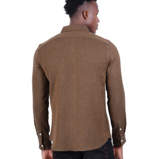 Shirt coffee brown
