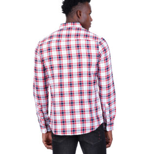 Shirt red & blue checked