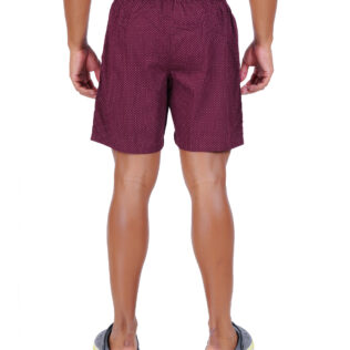Boxer Maroon Dot