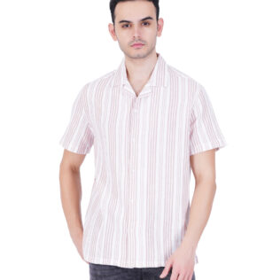 Shirt white and pink Stripes