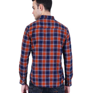 Shirt red and blue checks