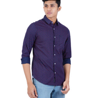 Shirt violet