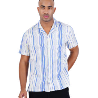 Shirt  grey and white stripes