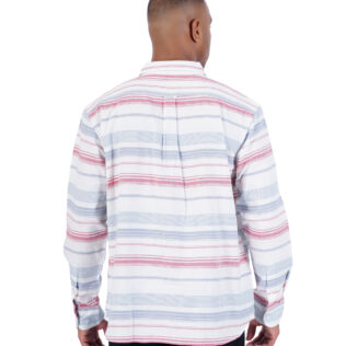 Shirt white and blue stripes