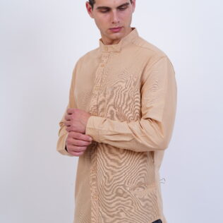Cream Men Formal Shirt