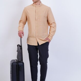 Cream Men Formal Shirt
